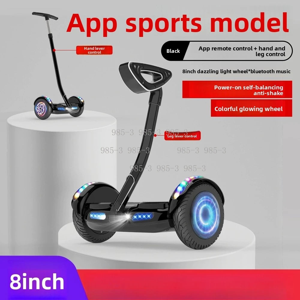 APP Leg Control Parallel Vehicle Electric Self Balancing Scooter with Handrail