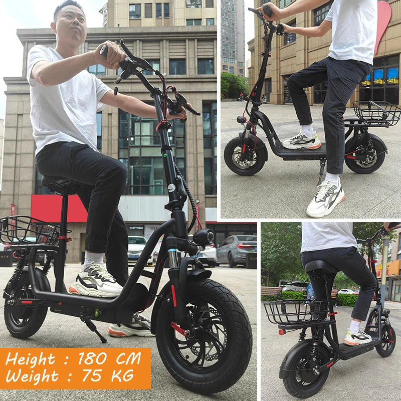 Kepow Motor Tire Lightweight Foldable E-bike Adult