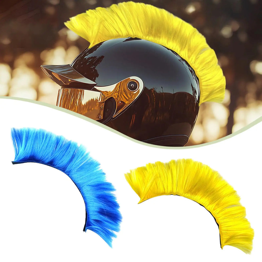 Helmet Wig Synthetic Mohawk