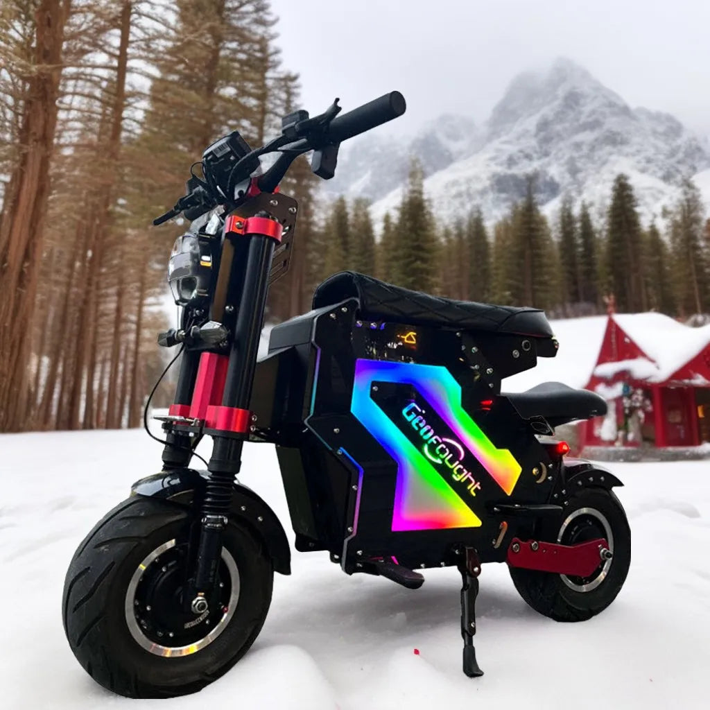 New Geofought Seated Electric Scooters Off-Road