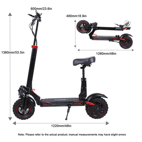 1200W Electric Scooter with Seat