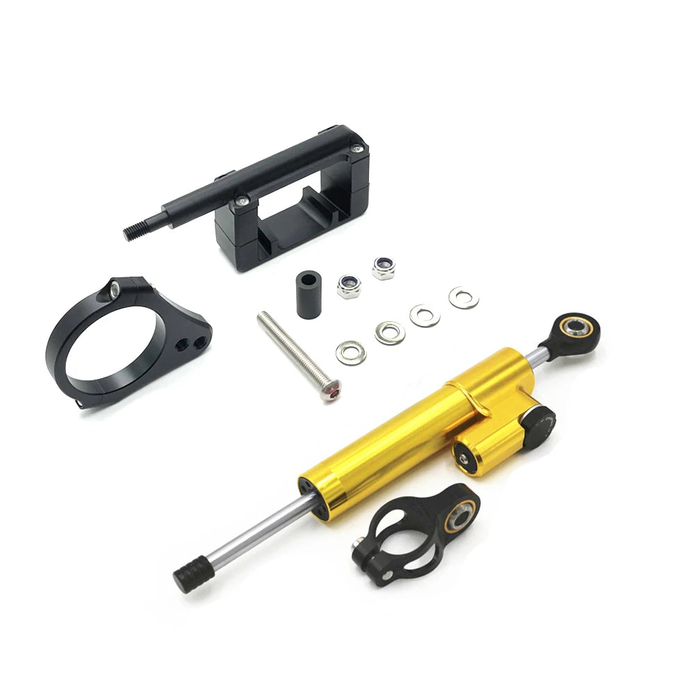 Steering Damper Stabilizer Bracket - Anti-Handlebar Swing for Kugoo Kirin G2 Pro Max/G2 Master - High Strength & Easy Install