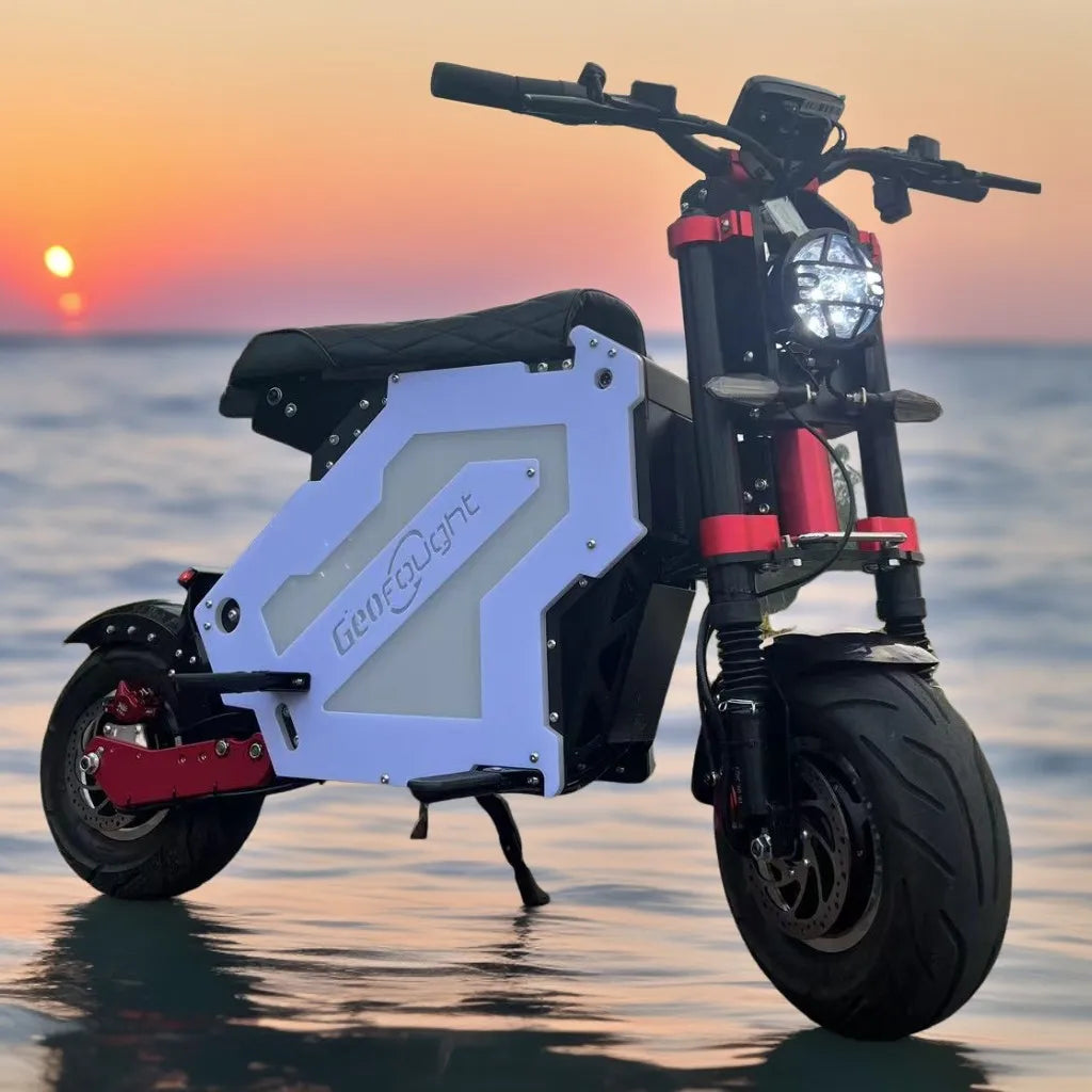 New Geofought Seated Electric Scooters Off-Road