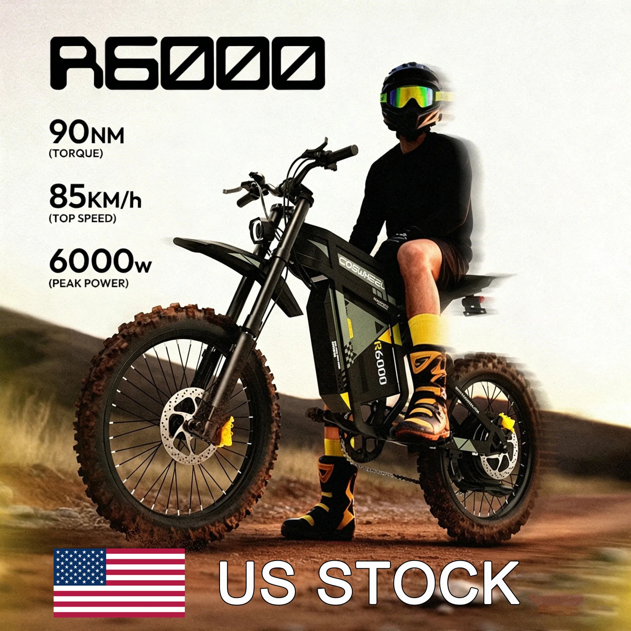 COSWHEEL R6000 Adult Electric Mountain Bike