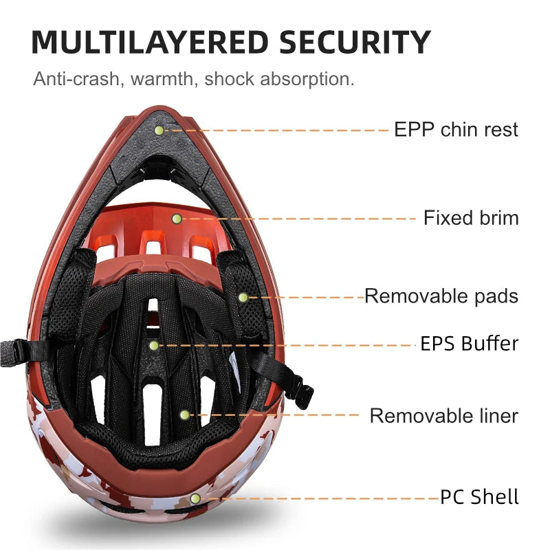 BATFOX New Adult Full Face Bike Helmet