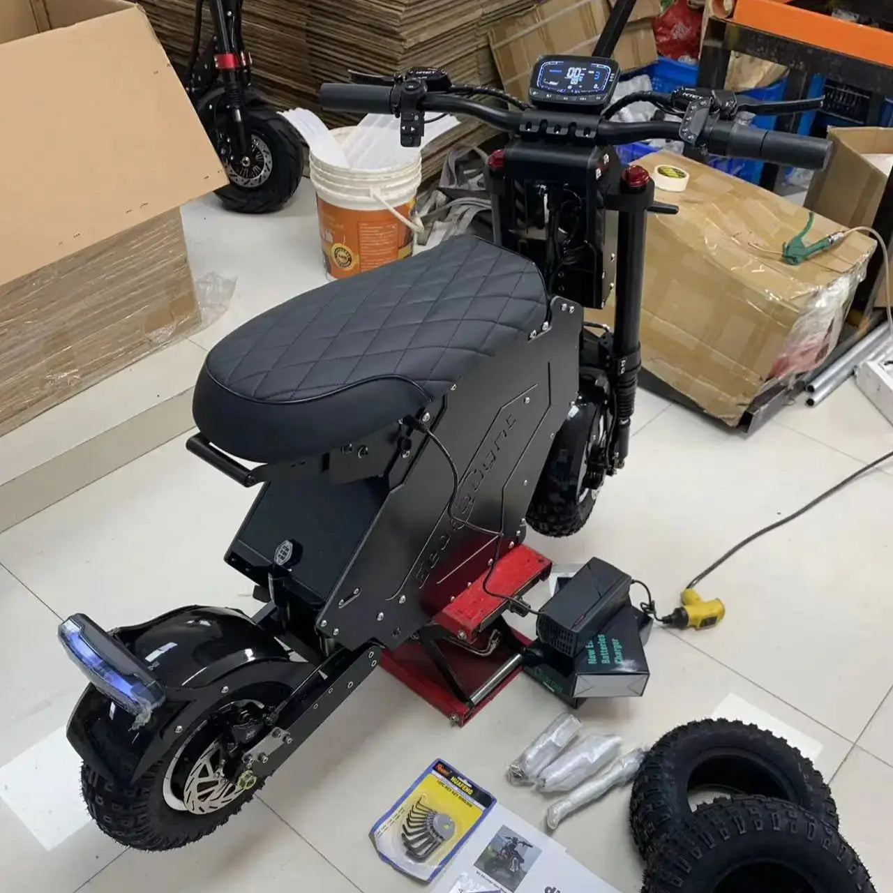 New Geofought Seated Electric Scooters Off-Road