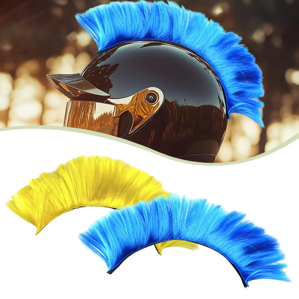 Helmet Wig Synthetic Mohawk
