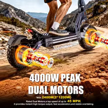 UIGGOO K2 MAX 45 MPH Electric Scooter 4000W Dual Motor
