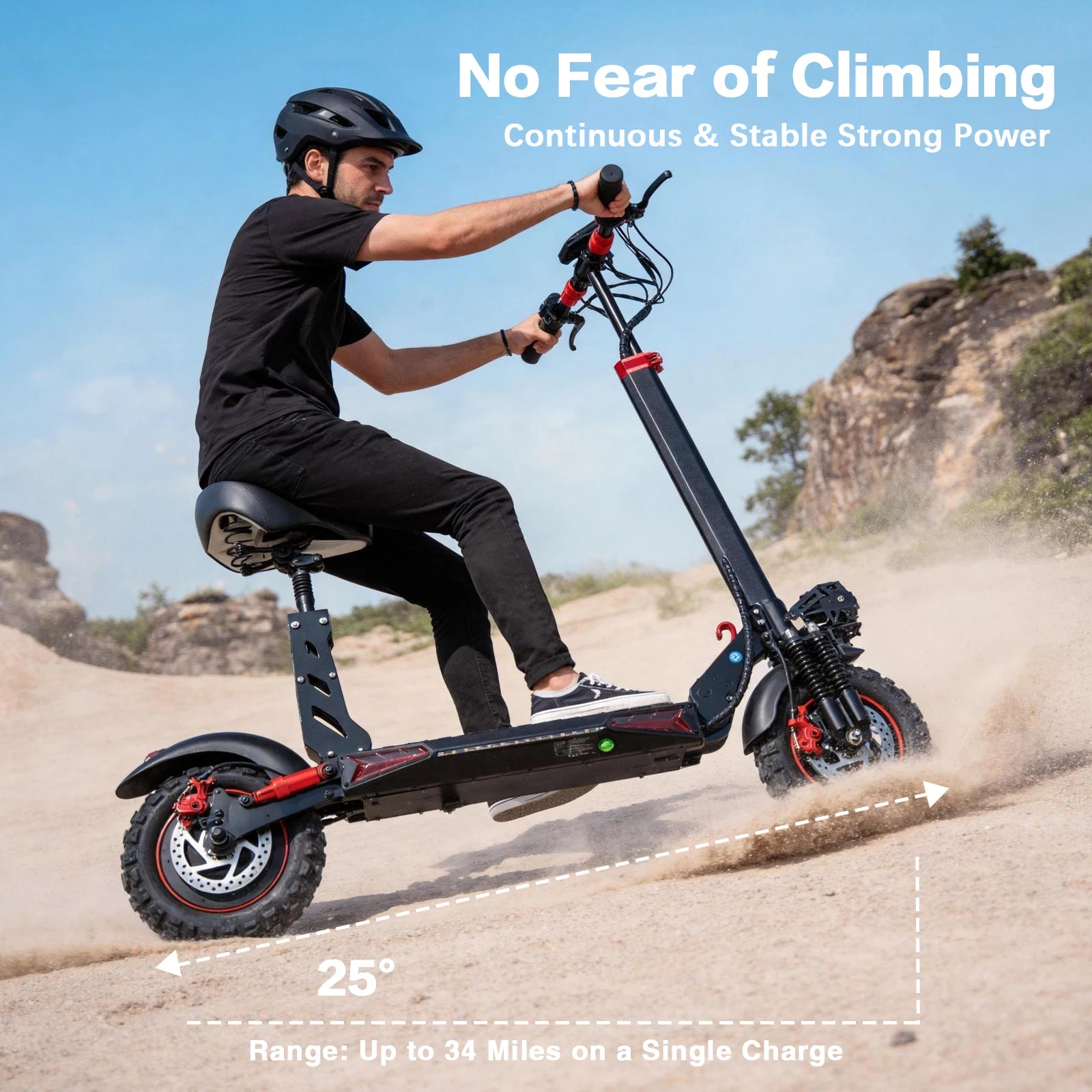 1200W Electric Scooter with Seat