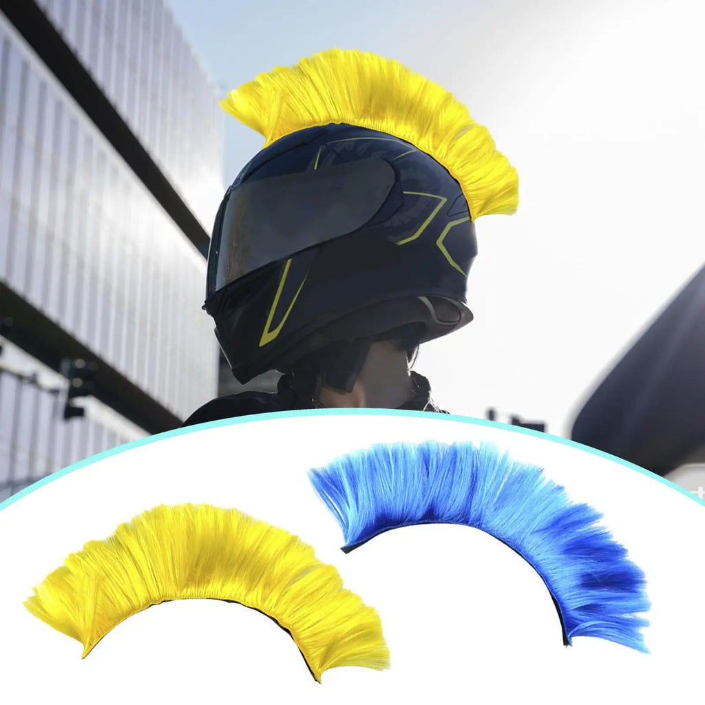 Helmet Wig Synthetic Mohawk