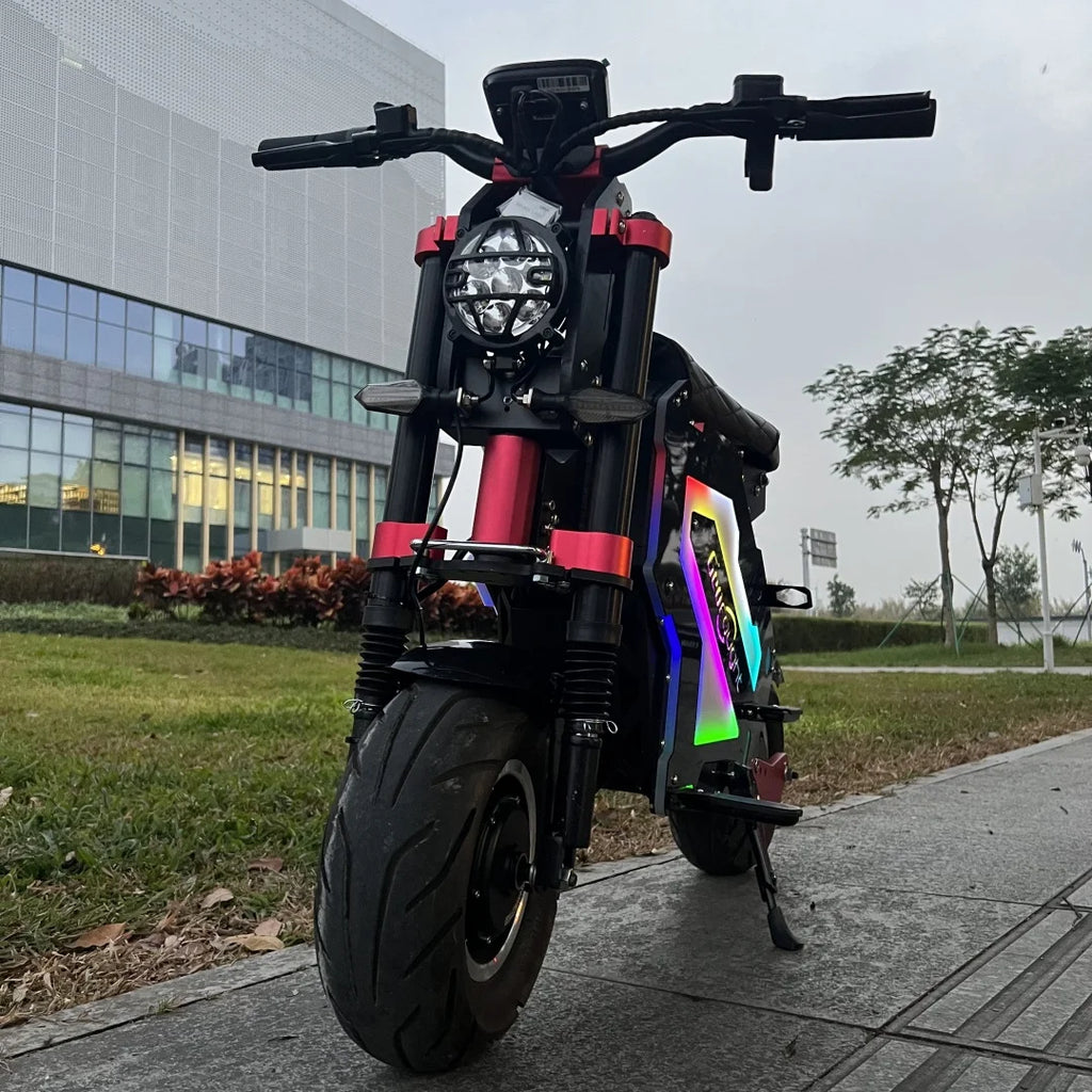New Geofought Seated Electric Scooters Off-Road