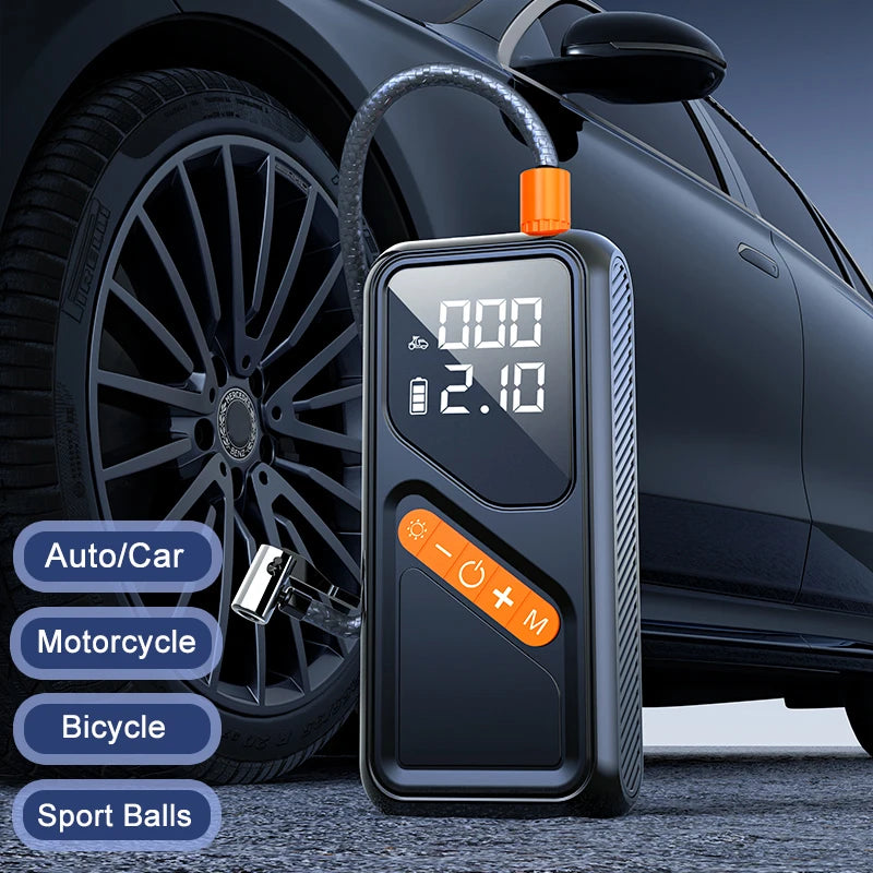 Electric Tire Inflator Portable Air Compressor