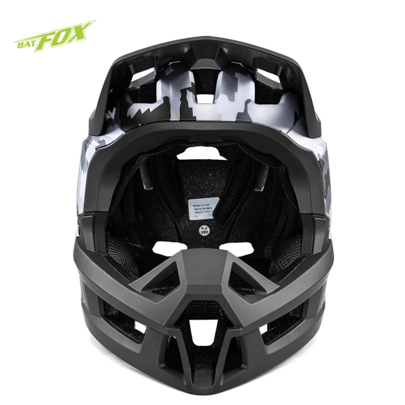 BATFOX New Adult Full Face Bike Helmet